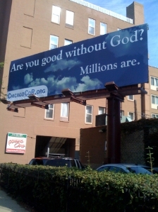 Atheist Billboard in Downtown Chicago